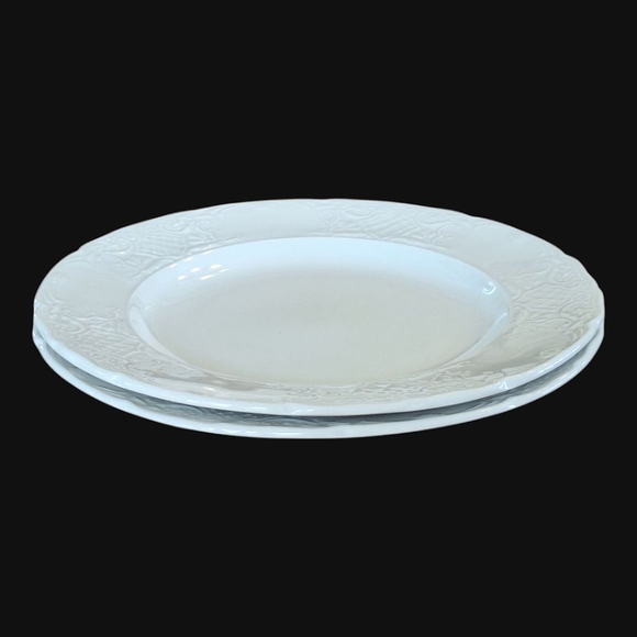 Johnson Brothers Set of 2 Richmond White Salad Plate Bread & Butter Dessert - Picture 1 of 15